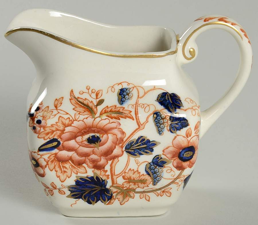 Windermere Orange and Blue Creamer by Wedgwood-1