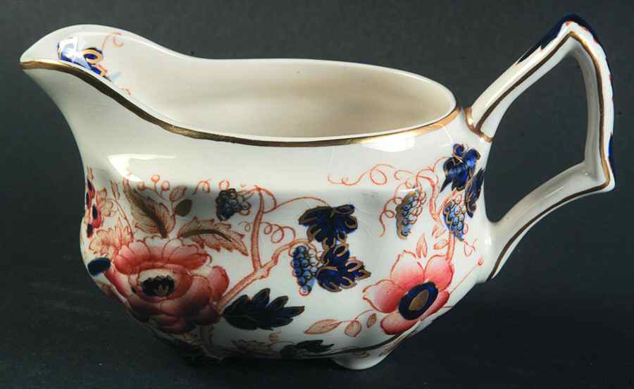 Windermere Orange and Blue Oval Mini Creamer by Wedgwood-1