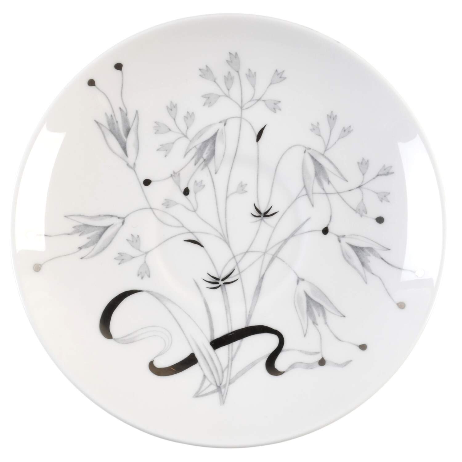 Wild Oats Bone China Saucer for Flat Cup by Wedgwood-1