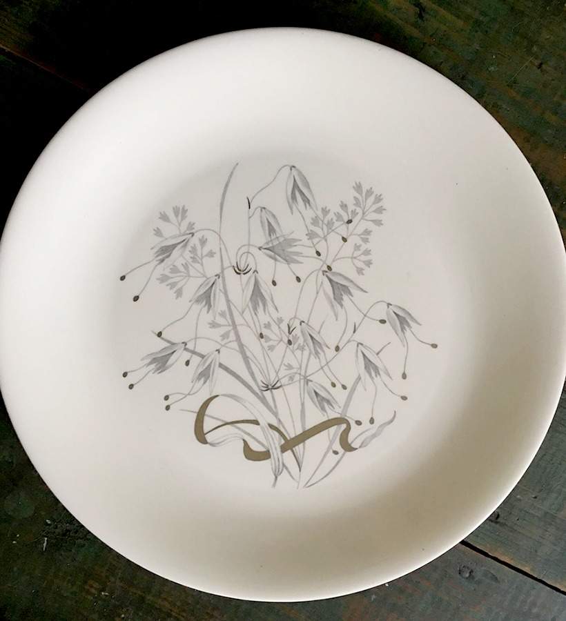 Wild Oats Bone China 12" Chop Plate (Round Platter) by Wedgwood-1