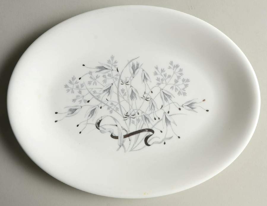 Wild Oats Bone China 10" Oval Serving Platter by Wedgwood-1
