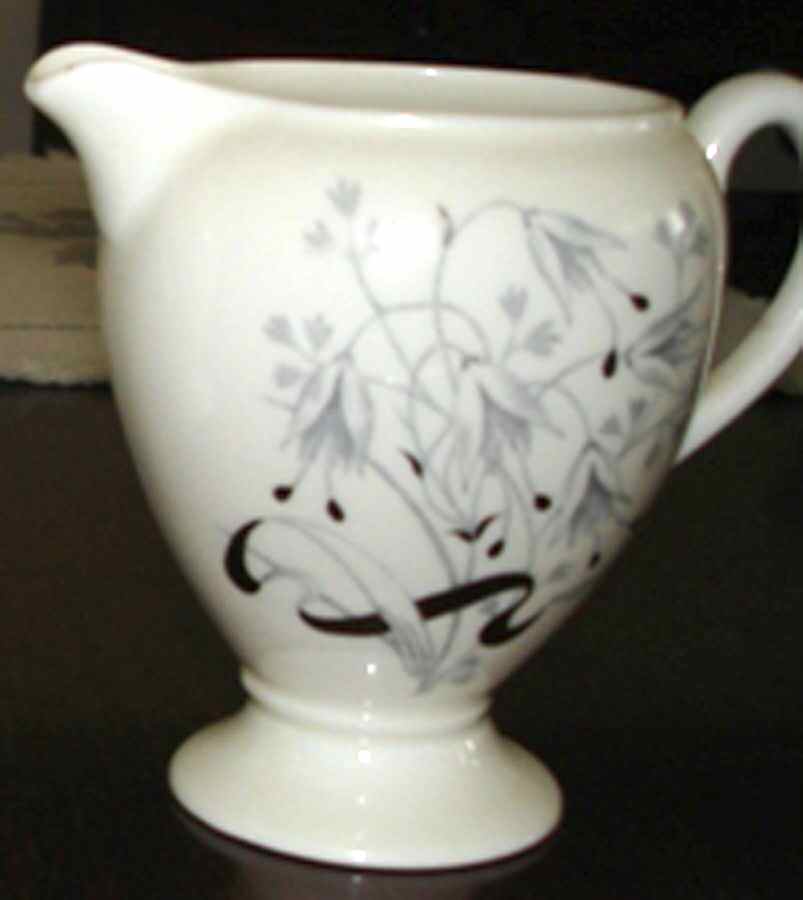 Wild Oats Bone China Globe Shape Creamer by Wedgwood-1