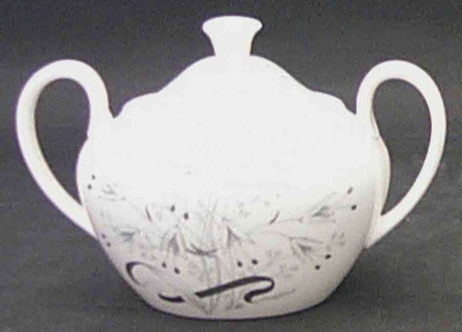 Wild Oats Bone China Sugar Bowl & Lid by Wedgwood-1