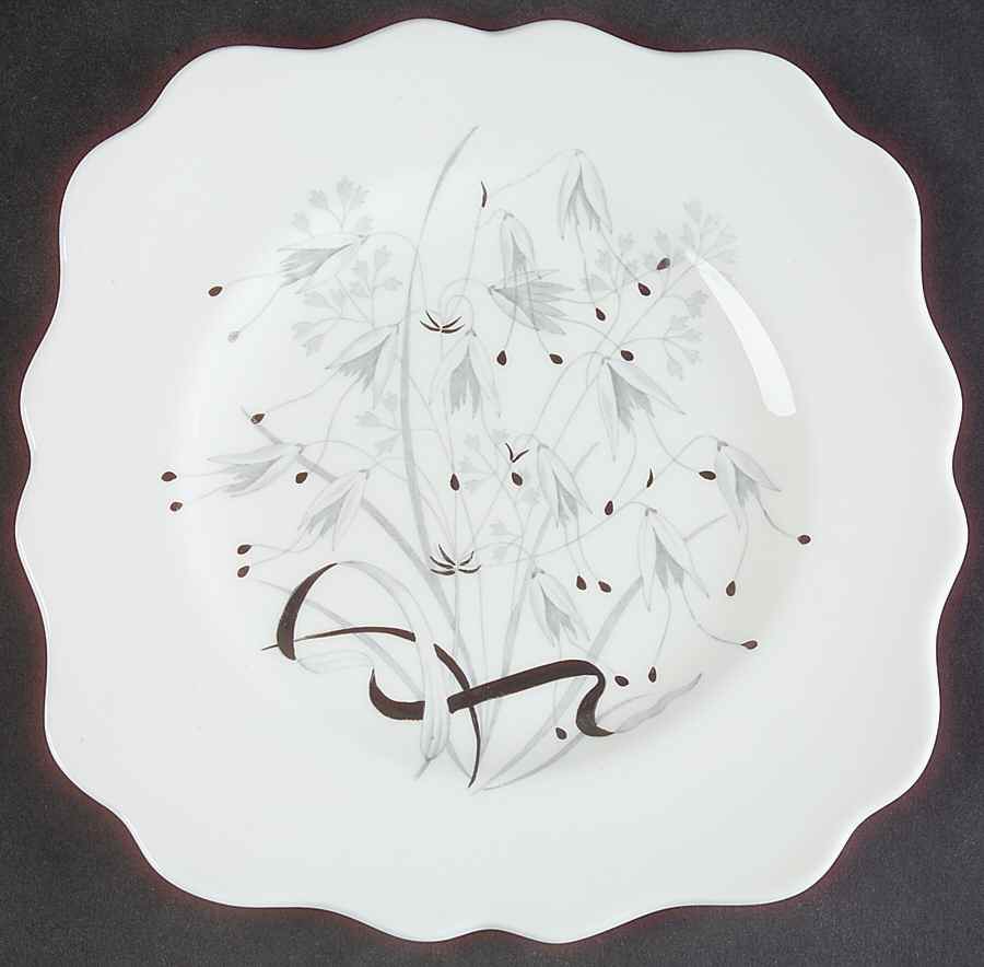 Wild Oats Bone China Square Salad Plate by Wedgwood-1