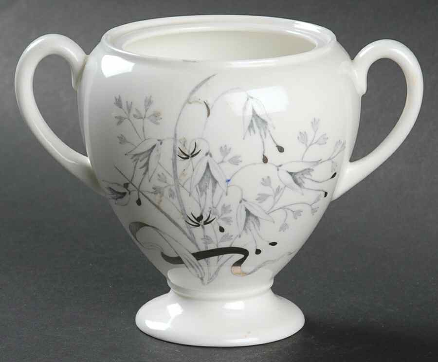 Wild Oats Bone China Globe Shape Sugar Bowl No Lid by Wedgwood-1