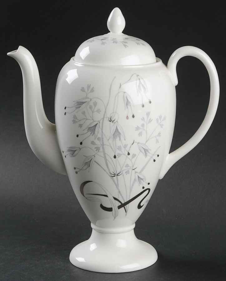 Wild Oats Bone China Coffee Pot & Lid by Wedgwood-1