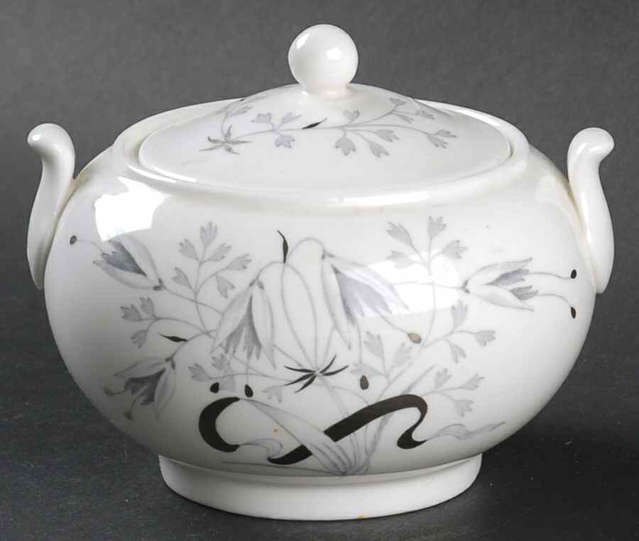 Wild Oats Bone China 146 Shape Sugar Bowl & Lid by Wedgwood-1