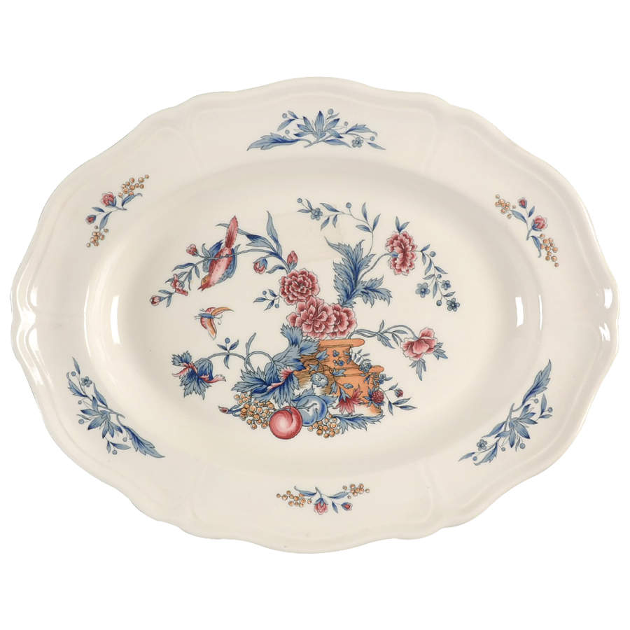Williamsburg Potpourri 13" Oval Serving Platter by Wedgwood-1