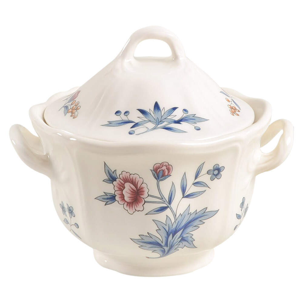 Williamsburg Potpourri Sugar Bowl & Lid by Wedgwood-1