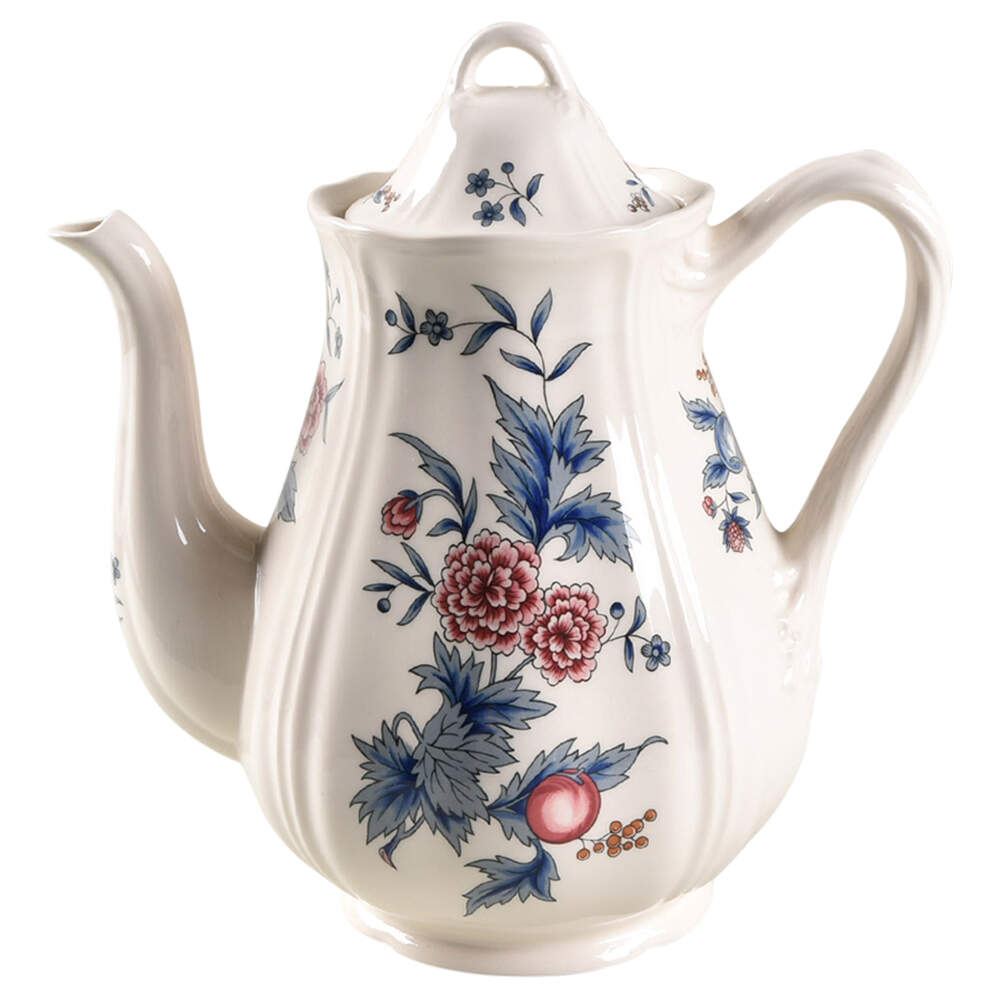 Williamsburg Potpourri Coffee Pot & Lid by Wedgwood-1