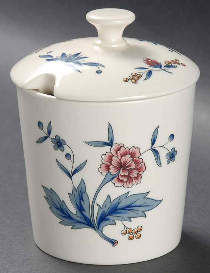 Williamsburg Potpourri Jam/Jelly & Lid by Wedgwood-1