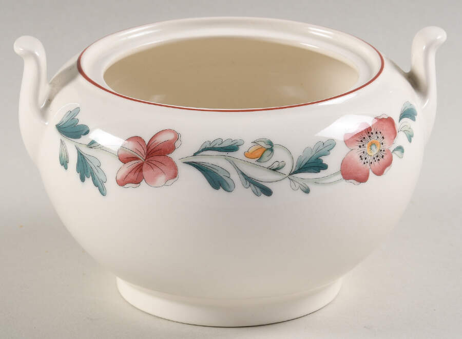 Wild Poppy 146 Shape Sugar Bowl No Lid by Wedgwood-1