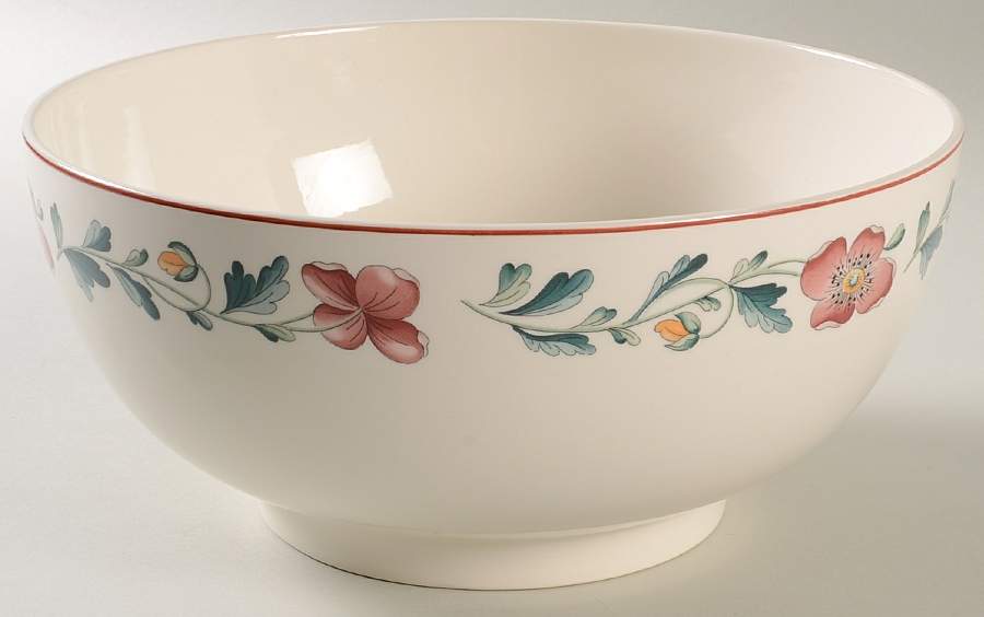 Wild Poppy 9" Salad Serving Bowl by Wedgwood-1