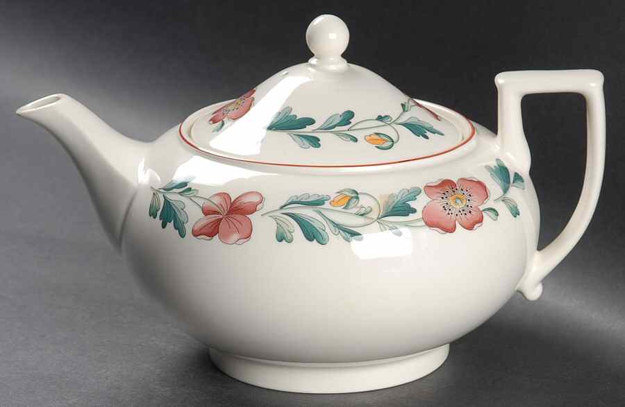 Wild Poppy Teapot & Lid by Wedgwood-1