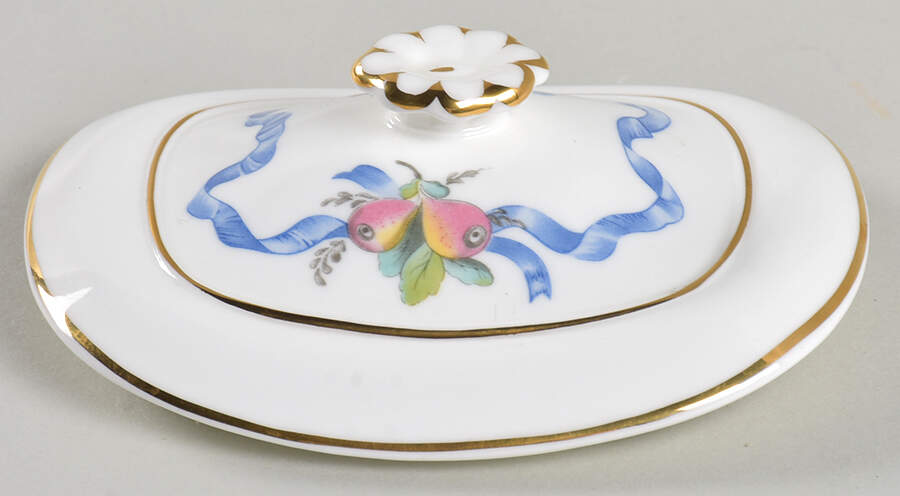 Williamsburg Ribbon Lid for Sugar Bowl by Wedgwood-1