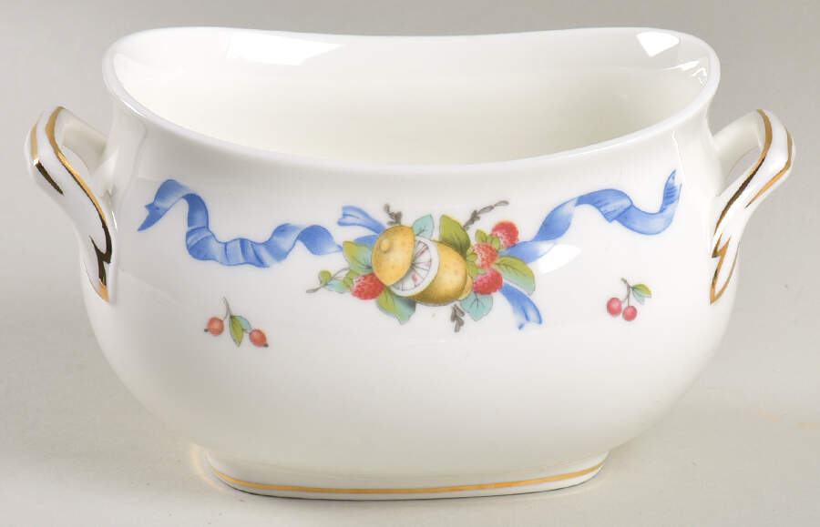 Williamsburg Ribbon Sugar Bowl No Lid by Wedgwood-1