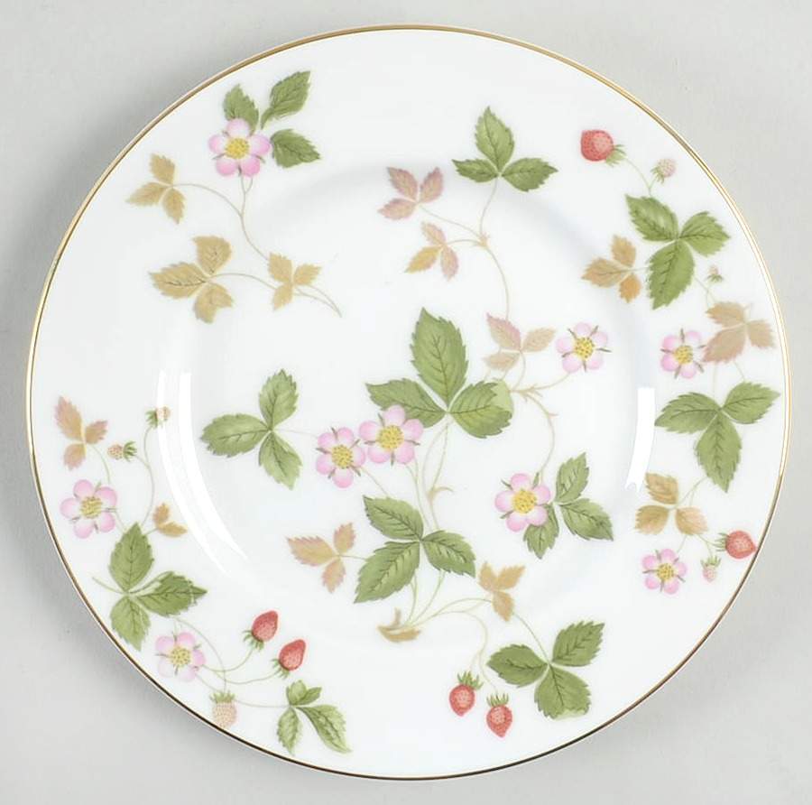 Wild Strawberry (Bone & Oven To Table) Bread & Butter Plate by Wedgwood-1