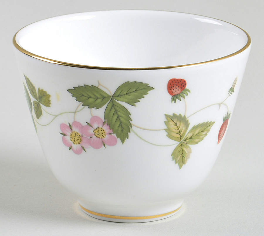 Wild Strawberry (Bone & Oven To Table) 3-Piece Pot de Creme, Base Only by Wedgwood-1