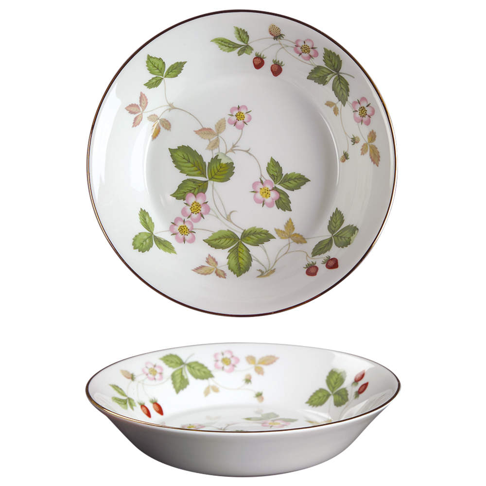 Wild Strawberry (Bone & Oven To Table) Fruit/Dessert (Sauce) Bowl by Wedgwood-1
