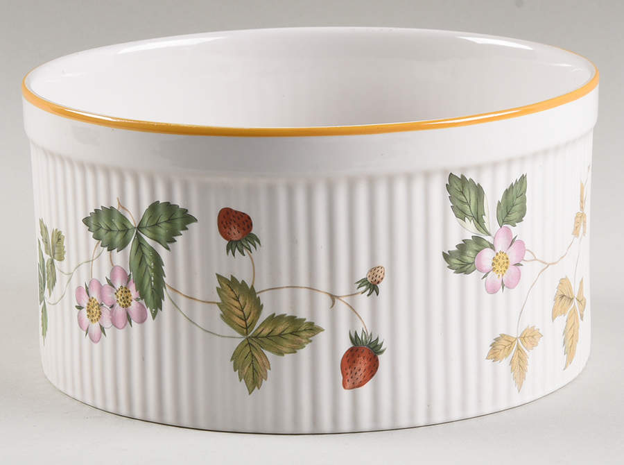 Wild Strawberry (Bone & Oven To Table) 6" Souffle by Wedgwood-1