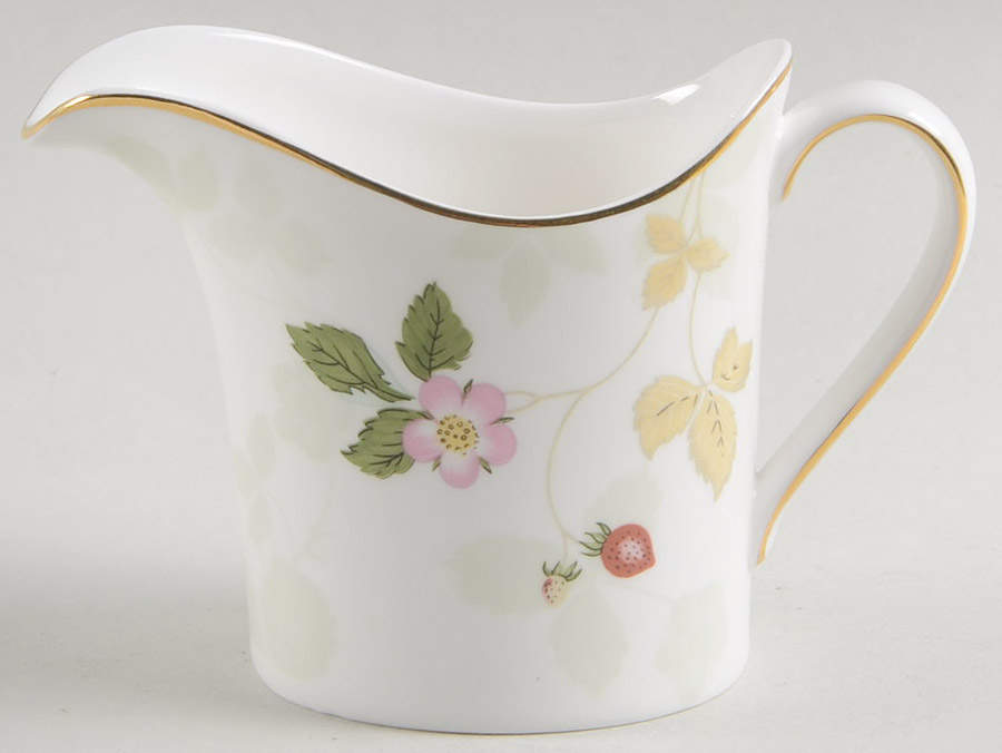 Wild Strawberry (Bone & Oven To Table) Mini Oval Creamer by Wedgwood-1
