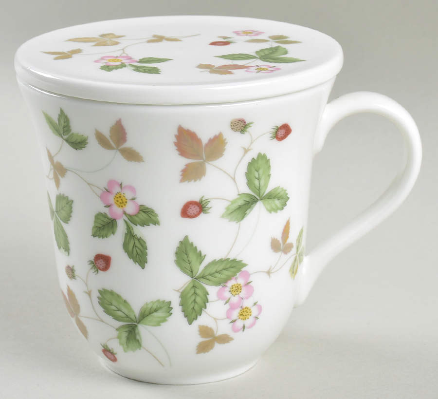 Wild Strawberry (Bone & Oven To Table) Mug & Lid by Wedgwood-1