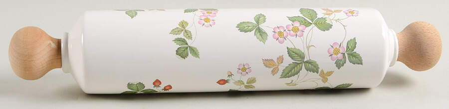 Wild Strawberry (Bone & Oven To Table) Rolling Pin by Wedgwood-1