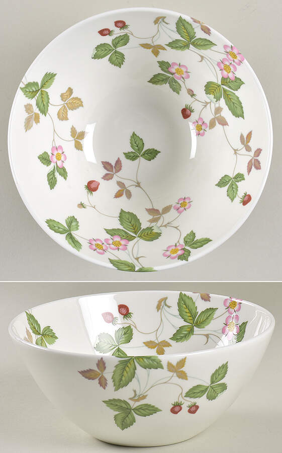Wild Strawberry (Bone & Oven To Table) 6" Individual Pasta Bowl by Wedgwood-1