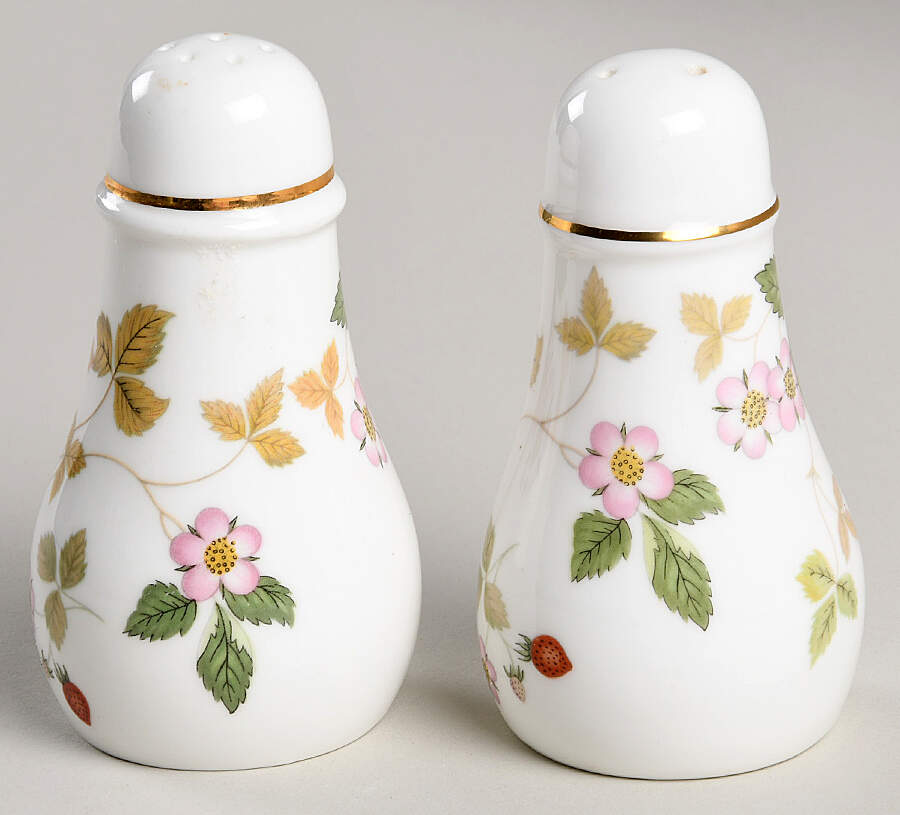 Wild Strawberry (Bone & Oven To Table) Salt & Pepper Set by Wedgwood-1