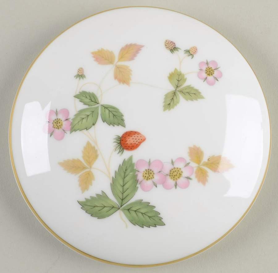 Wild Strawberry (Bone & Oven To Table) Lid for 3" Round Box by Wedgwood-1