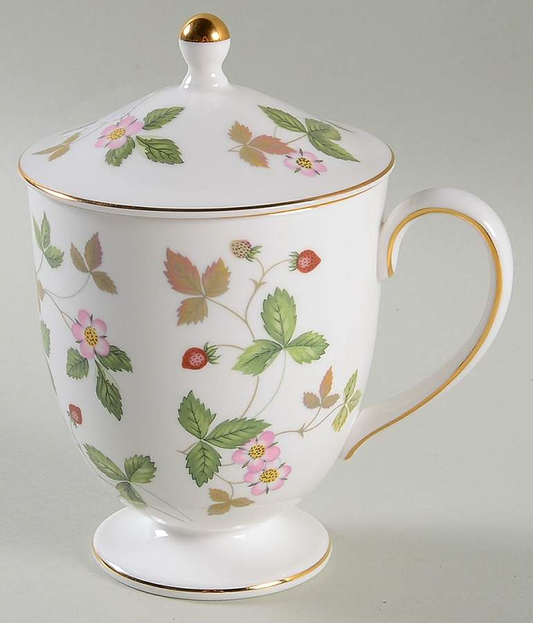 Wild Strawberry (Bone & Oven To Table) Mug & Lid by Wedgwood-1