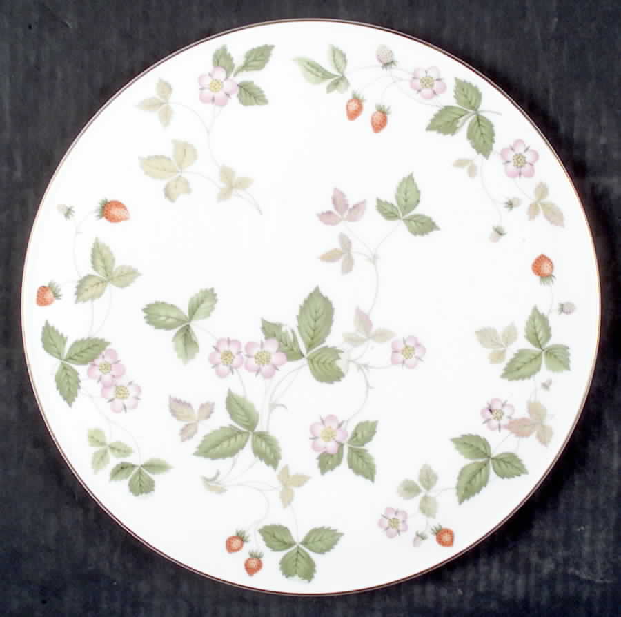 Wild Strawberry (Bone & Oven To Table) Cake Plate by Wedgwood-1
