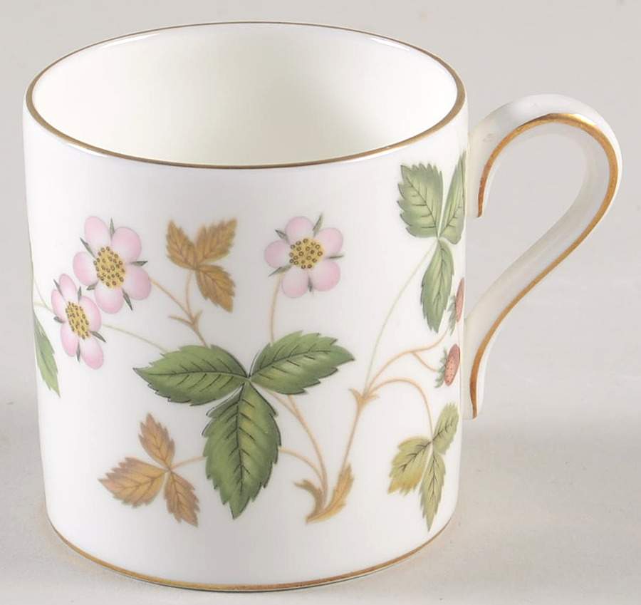 Wild Strawberry (Bone & Oven To Table) Bond Shape Demitasse Cup by Wedgwood-1