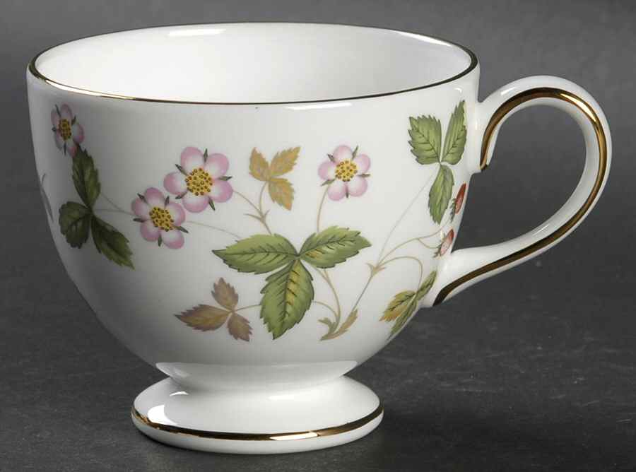 Wild Strawberry (Bone & Oven To Table) Leigh Shape Footed Cup by Wedgwood-1