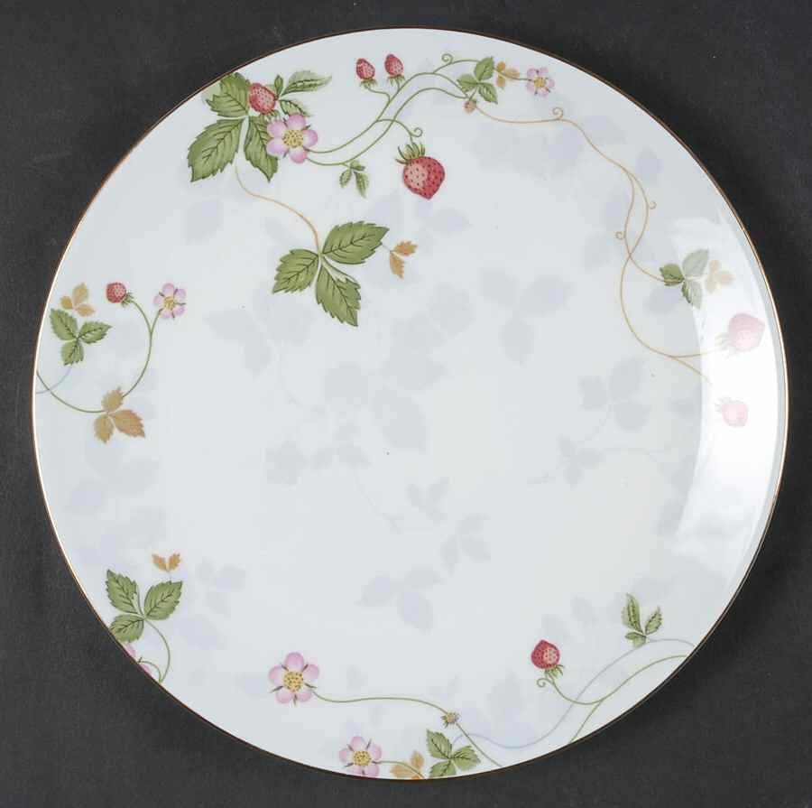 Wild Strawberry (Bone & Oven To Table) Coupe Salad Plate by Wedgwood-1