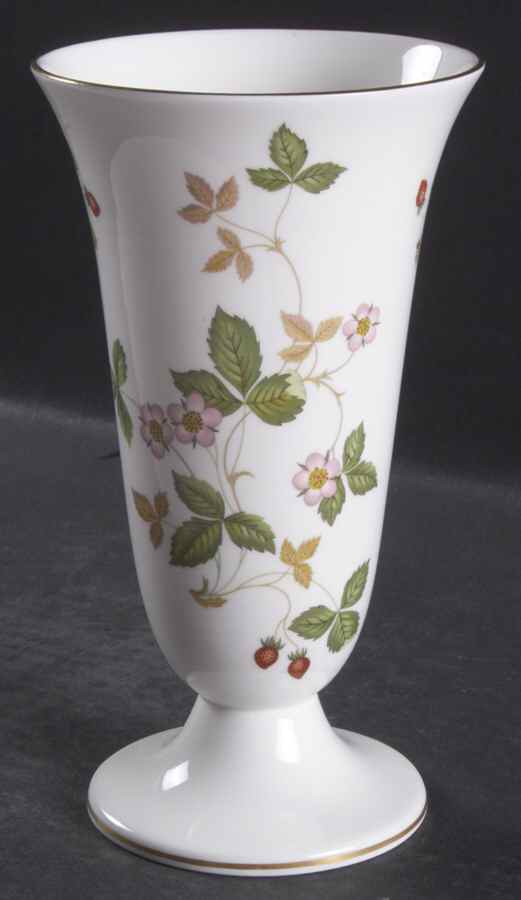 Wild Strawberry (Bone & Oven To Table) 6" Vase by Wedgwood-1