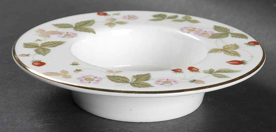 Wild Strawberry (Bone & Oven To Table) 1" Small Candlestick by Wedgwood-1