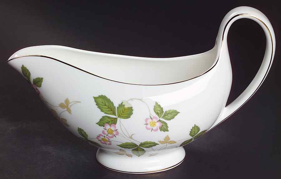 Wild Strawberry (Bone & Oven To Table) Gravy Boat by Wedgwood-1