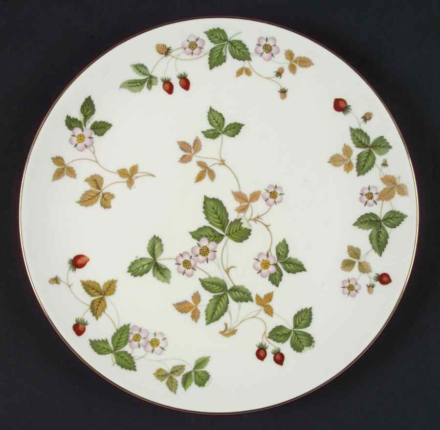 Wild Strawberry (Bone & Oven To Table) Cookie Plate by Wedgwood-1
