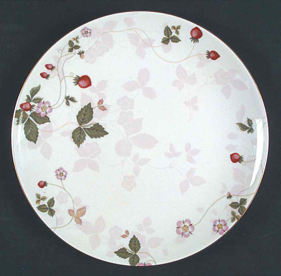 Wild Strawberry (Bone & Oven To Table) Coupe Salad Plate by Wedgwood-1