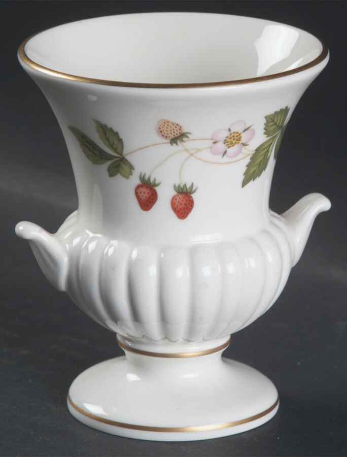 Wild Strawberry (Bone & Oven To Table) Urn Bud Vase by Wedgwood-1