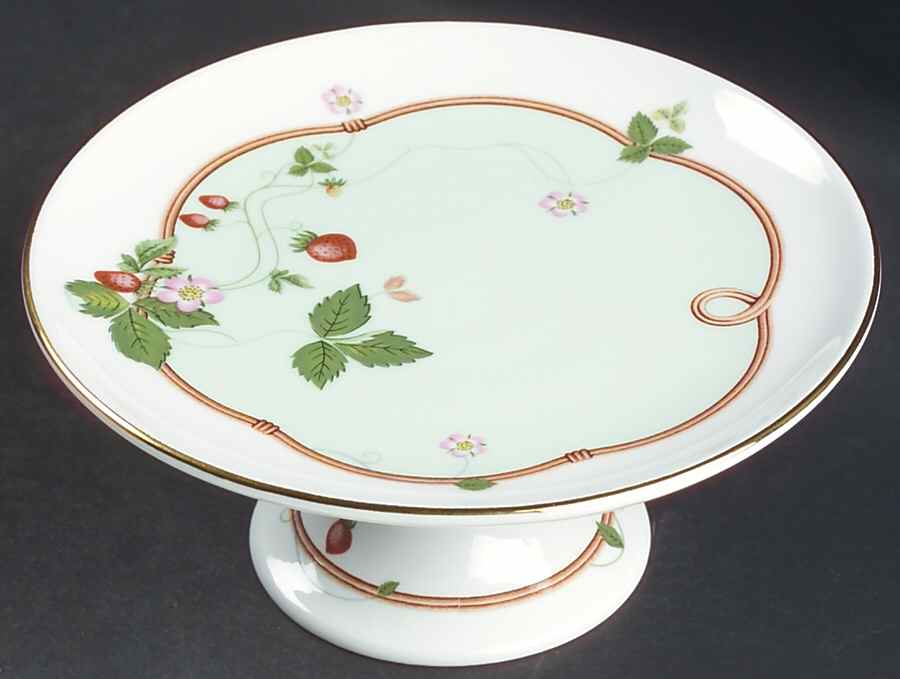 Wild Strawberry (Bone & Oven To Table) Round Compote (Height X Width) by Wedgwood-1