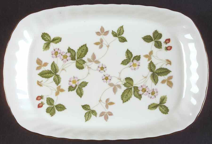 Wild Strawberry (Bone & Oven To Table) Oblong Tray by Wedgwood-1
