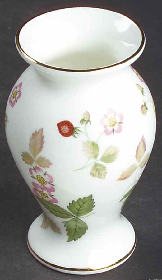 Wild Strawberry (Bone & Oven To Table) 3" Vase by Wedgwood-1
