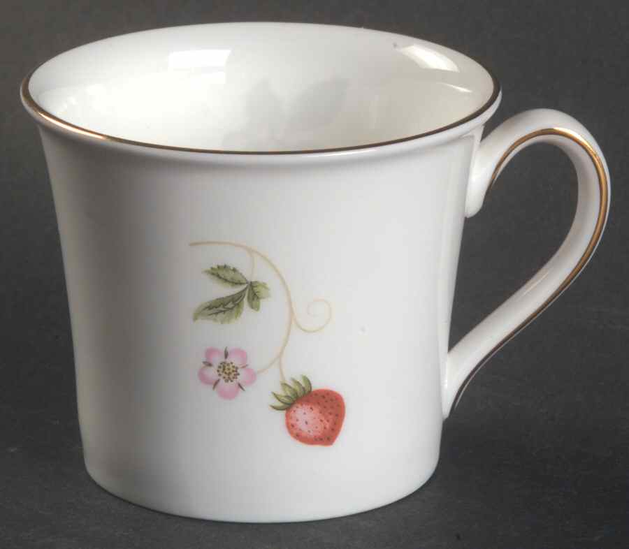 Wild Strawberry (Bone & Oven To Table) Delphi Shape Demitasse Cup by Wedgwood-1