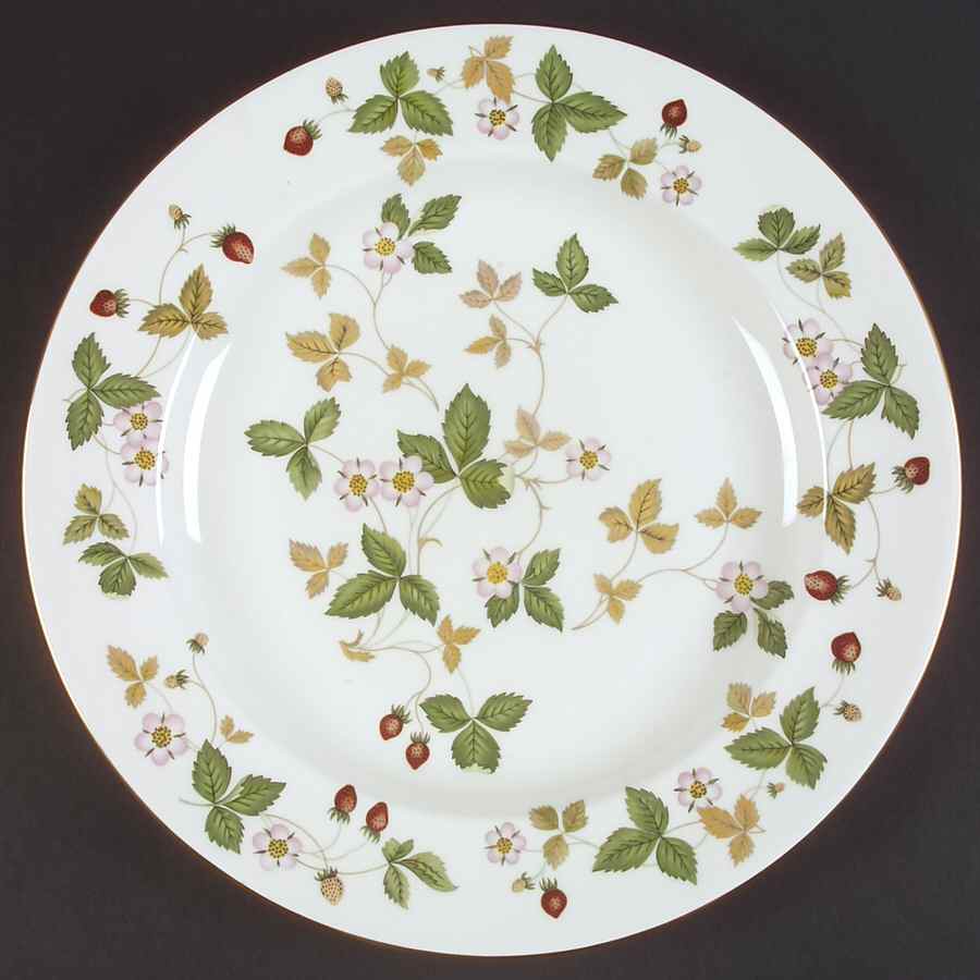 Wild Strawberry (Bone & Oven To Table) 13" Chop Plate (Round Platter) by Wedgwood-1