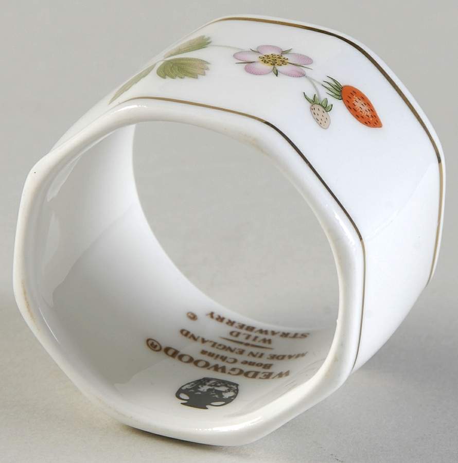 Wild Strawberry (Bone & Oven To Table) Napkin Ring by Wedgwood-1