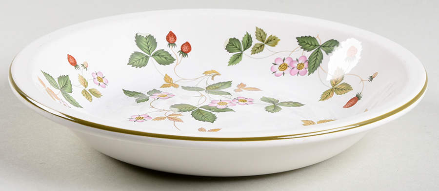 Wild Strawberry (Earthenware) Coupe Soup Bowl by Wedgwood-1