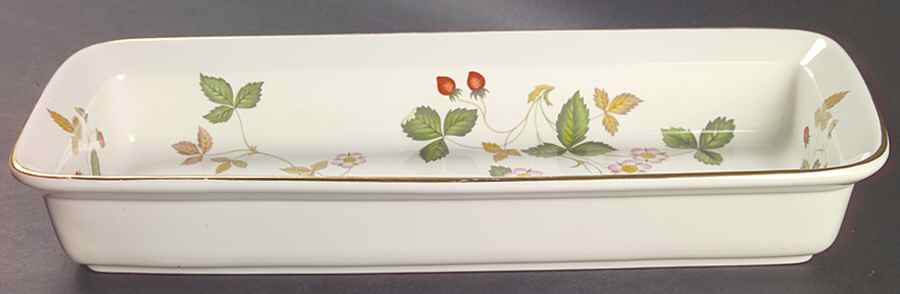 Wild Strawberry (Bone & Oven To Table) Narrow Roaster by Wedgwood-1