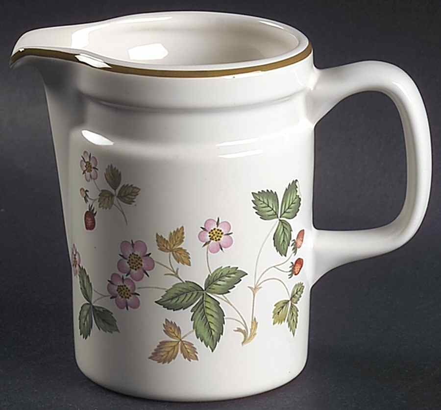 Wild Strawberry (Earthenware) Creamer by Wedgwood-1